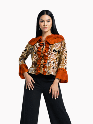 Kipas Asmara, Blouse Batik Lengan Panjang Merk Batik siPutri