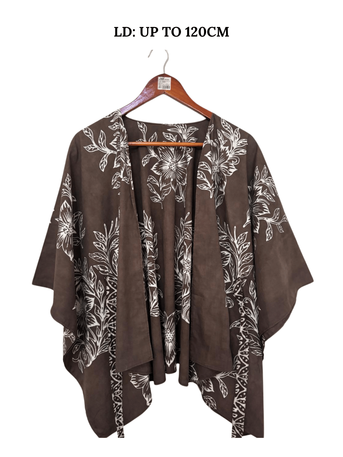 Outer Batik Kimono Wanita Elegan - Batik Warna Alam-Motif Mekar-Zero waste cut outer