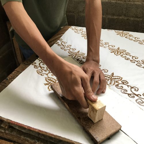 Proses Batik Cap